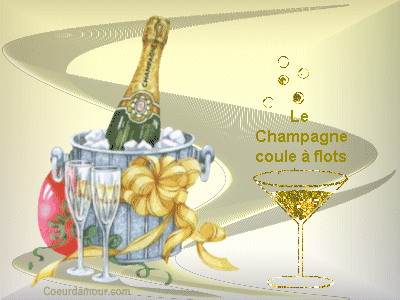 Joyeux Anniversaire Avec Champagne